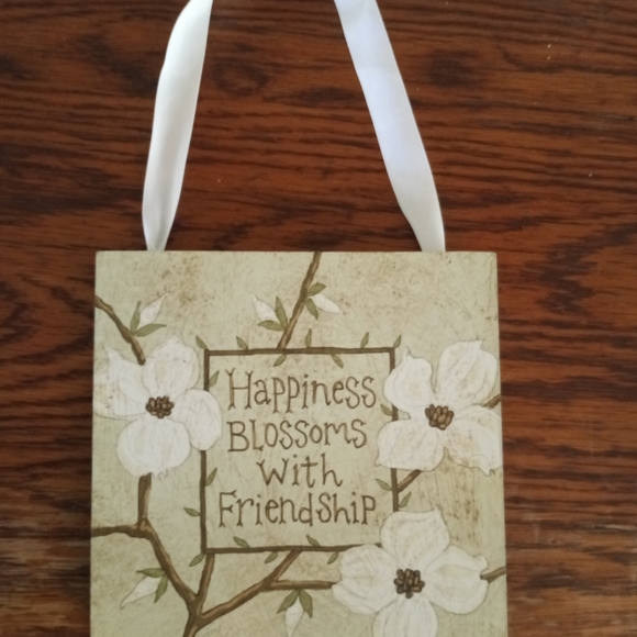 Nature of happiness friendship plaque - Picture 3 of 4